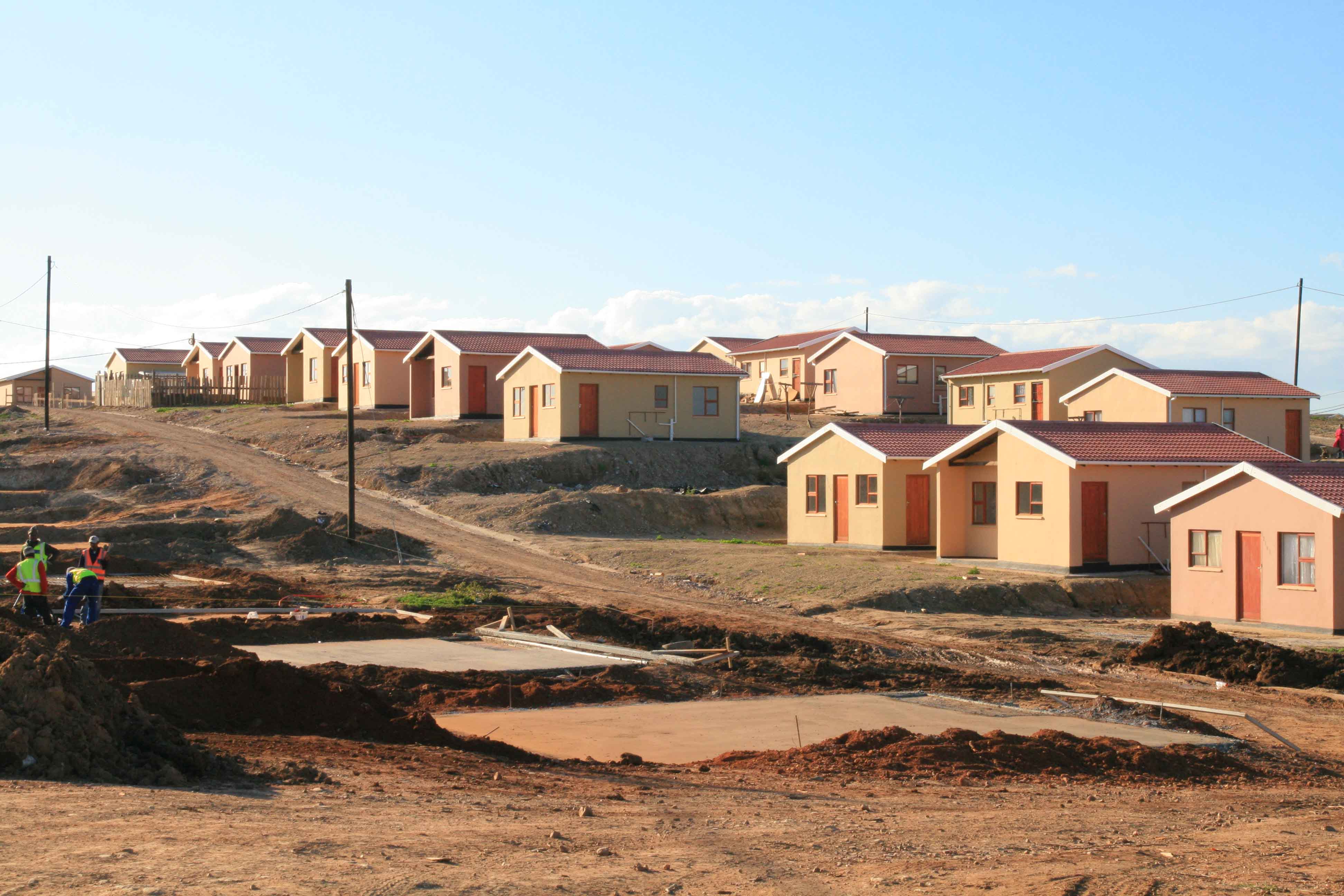 new houses of a new community