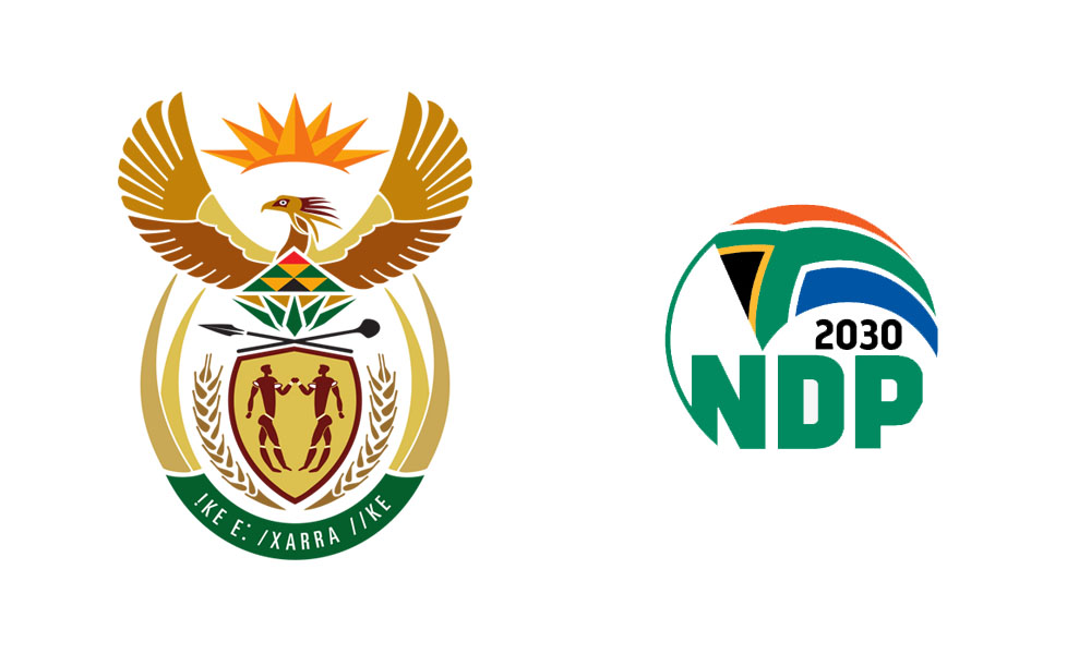 ndp logo and sa governmet logo